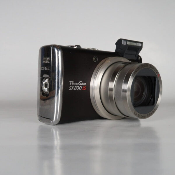 Canon Powershot Sx200 Is 12.1Mp 12X Digital Camera Brown - Image 8