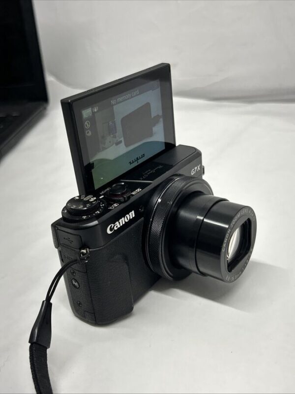 Canon Powershot G7 X Mark Ii 20.1Mp Compact Digital Point And Shoot Camera + 128 Sd Card Black