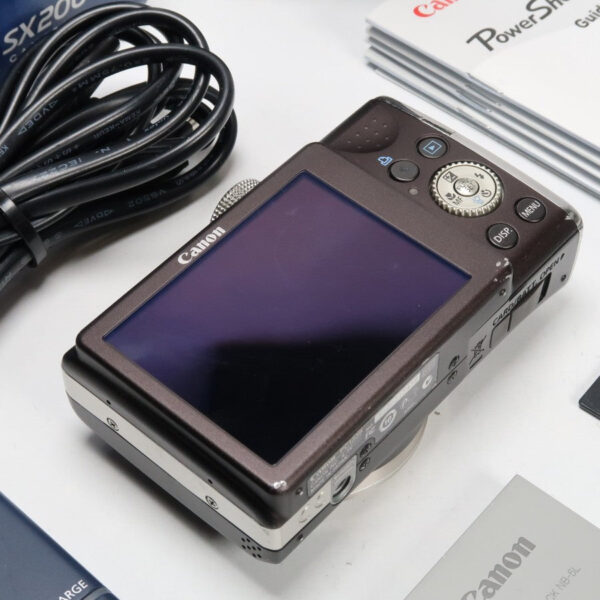 Canon Powershot Sx200 Is 12.1Mp 12X Digital Camera Brown - Image 3