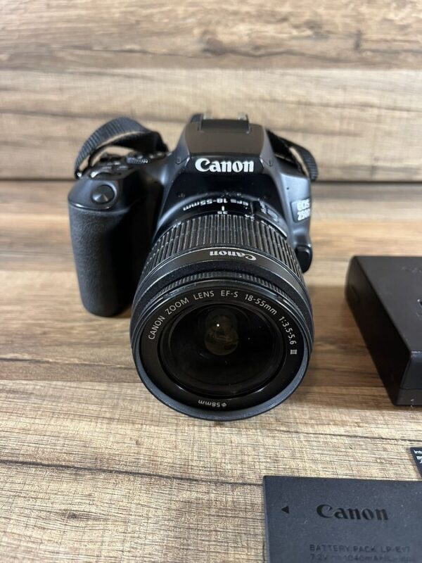 Canon Eos 250D 24.1Mp Digital Slr Camera W/ 18-55Mm F/3.5-5.6 Iii - Image 3