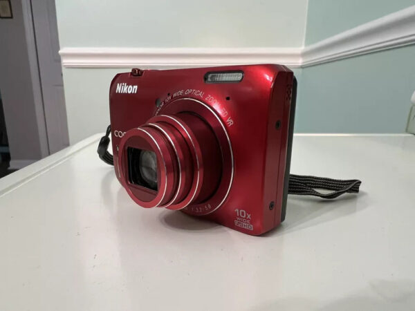 Nikon Coolpix S6300 Red 16 0Mp 10X Optical Zoom Vintage Compact Digital Camera Ox - Image 2