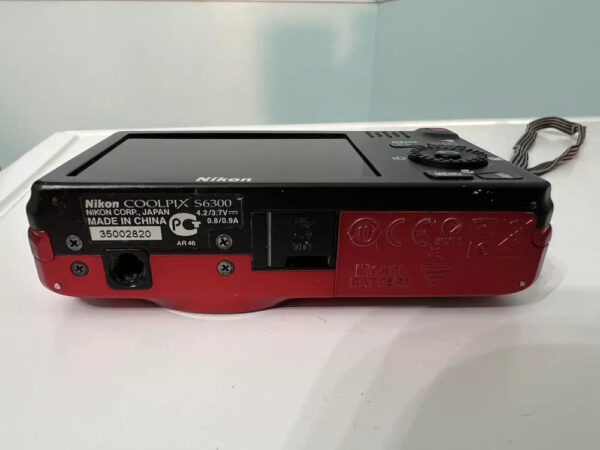 Nikon Coolpix S6300 Red 16 0Mp 10X Optical Zoom Vintage Compact Digital Camera Ox - Image 4
