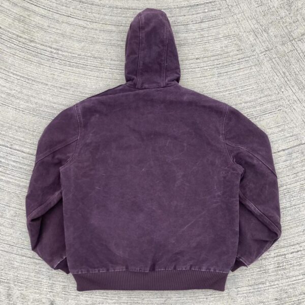 Deep Wine Carhartt Active Jacket Purple Carhartt Jacket J130 - Image 2