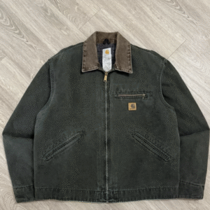 Vintage Carhartt Detroit Jacket J97 MOS Green Large Rare