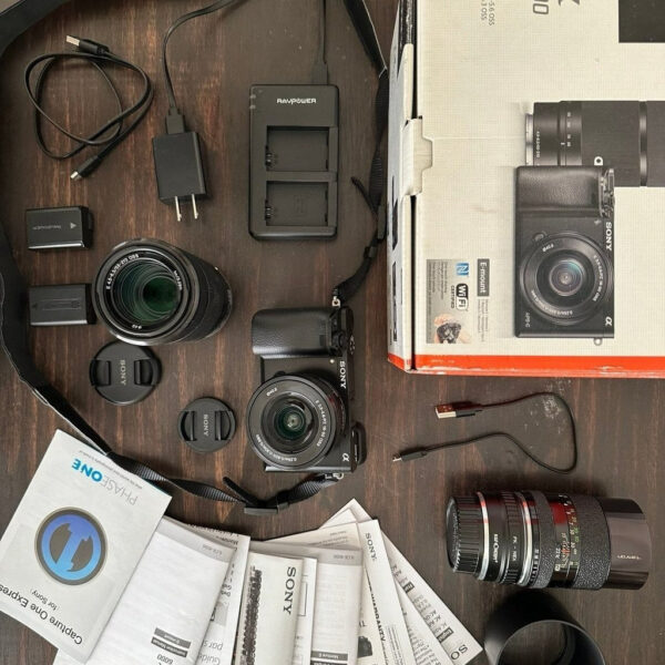 Sony Alpha A6000 E Mount Camera Kit Bundle Bi - Image 10
