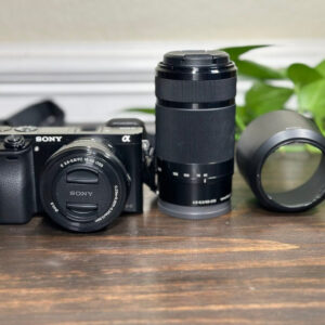 Sony Alpha A6000 E Mount Camera Kit Bundle Bi