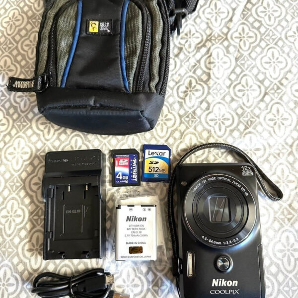 Nikon Coolpix S6900 Black 16 0Mp 12X Zoom Wifi Digital Camera Great Condition Ft - Image 9