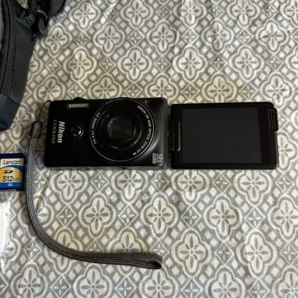 Nikon Coolpix S6900 Black 16 0Mp 12X Zoom Wifi Digital Camera Great Condition Ft - Image 4