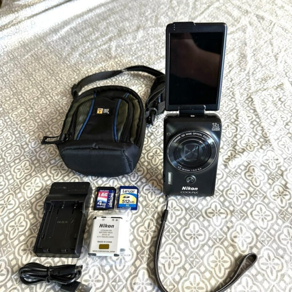 Nikon Coolpix S6900 Black 16 0Mp 12X Zoom Wifi Digital Camera Great Condition Ft - Image 7