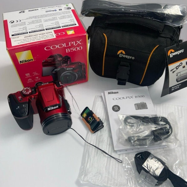 Nikon Coolpix B500 16 Mp Digital Camera Red Oa - Image 11