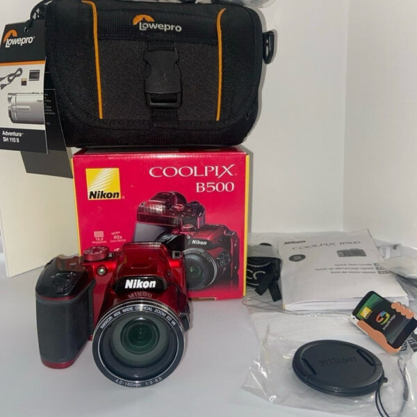 Nikon Coolpix B500 16 Mp Digital Camera Red Oa - Image 2