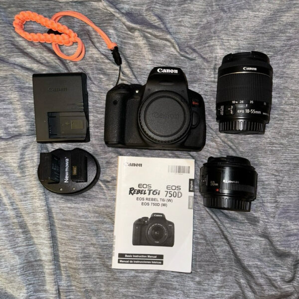 Canon Eos Rebel T6I Digital Camera Wy - Image 11