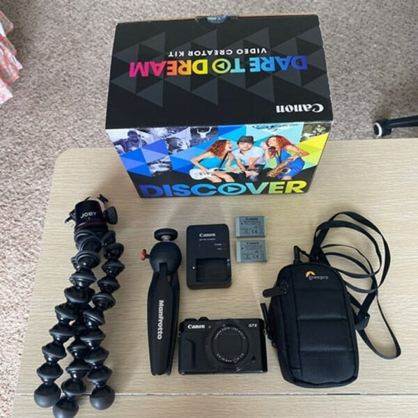 Canon Powershot G7X Mark Ii Digital Camera Video Creator Kit Bundle Zn - Image 8