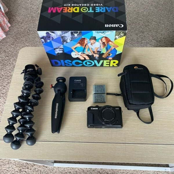 Canon Powershot G7X Mark Ii Digital Camera Video Creator Kit Bundle Zn - Image 7