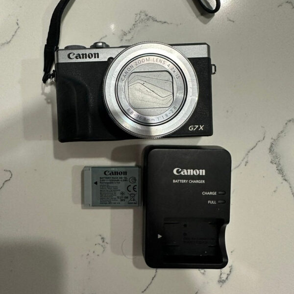 Canon Power Shot G7X Mark Iii 20 1Mp Point Shoot Digital Camera In Silver Dn - Image 2