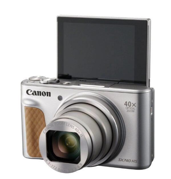 Canon PowerShot SX740 HS 20.3MP Digital Camera - 40x Zoom | 4K Video | Wi-Fi & Bluetooth - Image 2