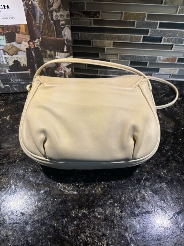 COACH Vintage Cafe Bag Lightweights Glovetanned Cowhide Leather Bone 4111 - Image 9