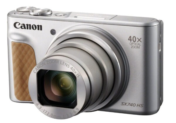 Canon PowerShot SX740 HS 20.3MP Digital Camera - 40x Zoom | 4K Video | Wi-Fi & Bluetooth - Image 3