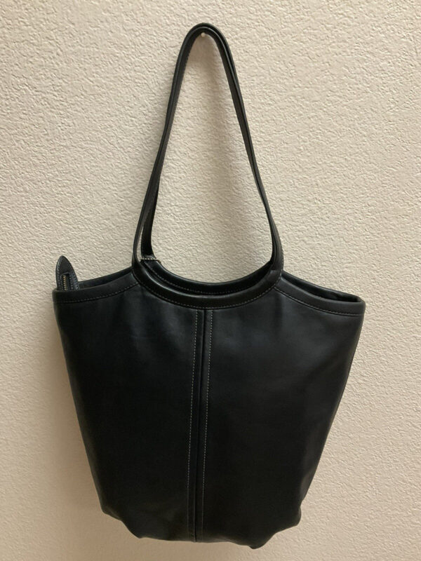 Coach 1941 Bae Laptop Tote Glove Tanned Leather Black C2269 - Image 3