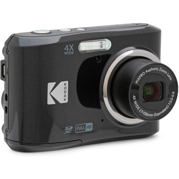 Kodak PIXPRO FZ45 16MP Digital Camera Black with Lexar 64GB Memory Card - Image 4
