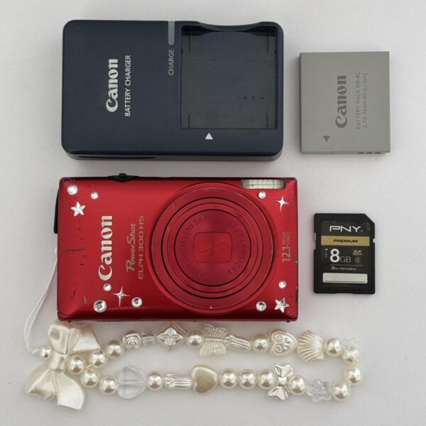 Canon Powershot Elph 300 Hs Digital Camera 🍒 Dp - Image 3