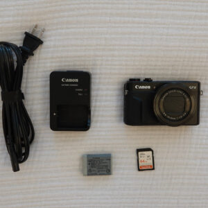 Canon PowerShot G7 X Mark II 20.1MP Camera - Black -Includes Battery, Charger, and 64GB SD Card