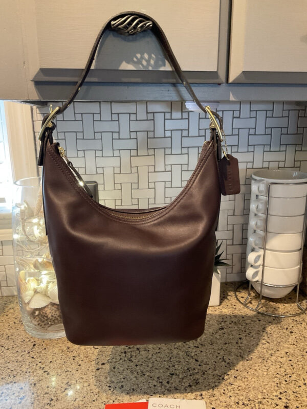 Coach Vintage Legacy West  Hobo  Glovetanned Leather Mahogany Brown 9823 - Image 2
