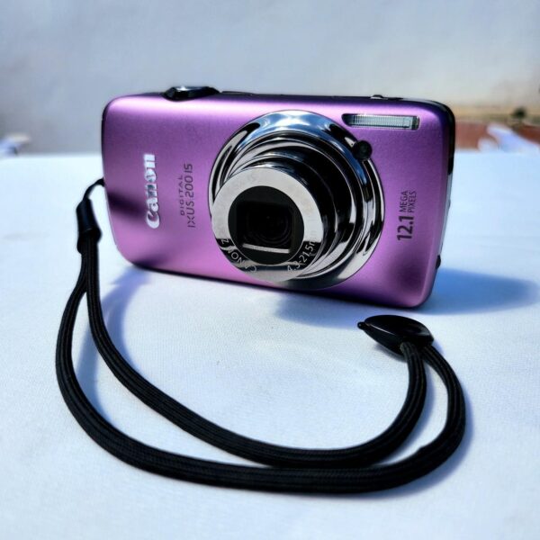 Pink Canon Ixus 200 Is Digital Camera Wm - Image 3