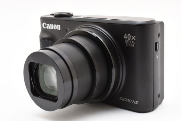 📸 Canon PowerShot SX740 HS 20.3MP Digital Camera – Black [Near Mint] – From JAPAN - Image 3