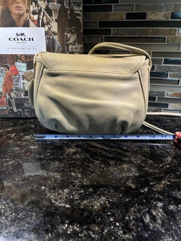 COACH Vintage Cafe Bag Lightweights Glovetanned Cowhide Leather Bone 4111 - Image 14