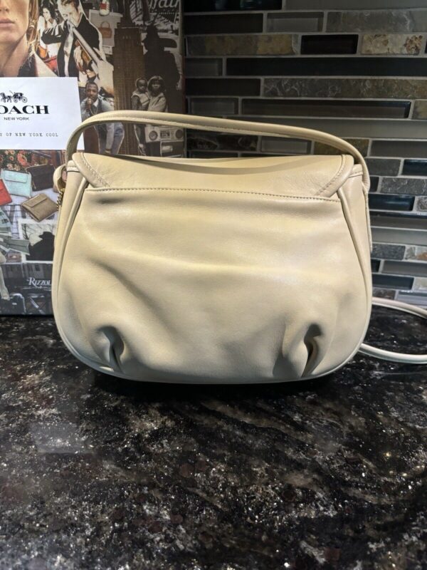 COACH Vintage Cafe Bag Lightweights Glovetanned Cowhide Leather Bone 4111 - Image 2